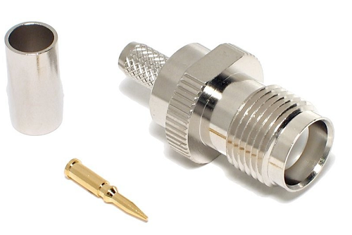 TNC-101 RG58, AIRBORNE 5, AIRCELL 5 TNC NAARAS PURISTETTAVA - RF-liittimet - 702035 - 1