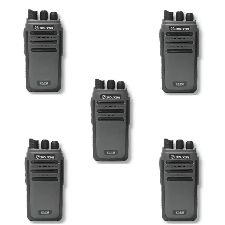 WOUXUN KG-T58 UHF AMMATTIRADIOPUHELIN 400-480 MHz USB-C, IP65, 5 RADION PAKETTI - UHF KÄSIRADIOPUHELIMET - 2060195 - 1