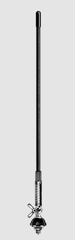 SIRIO T4 CB27 LA AUTOANTENNI RASKAALLE KALUSTOLLE DV-KIINNITYS (puolipallo) - CB autoantennit 25-30 MHz - 502065 - 1