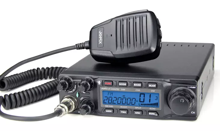 JOPIX AT-6666 PRO 10m RA-PUHELIN AM/FM/USB/LSB/PA/CW TEHO 80W - 10m ja 12m amatööriradiot 24-30MHz - 103015 - 1