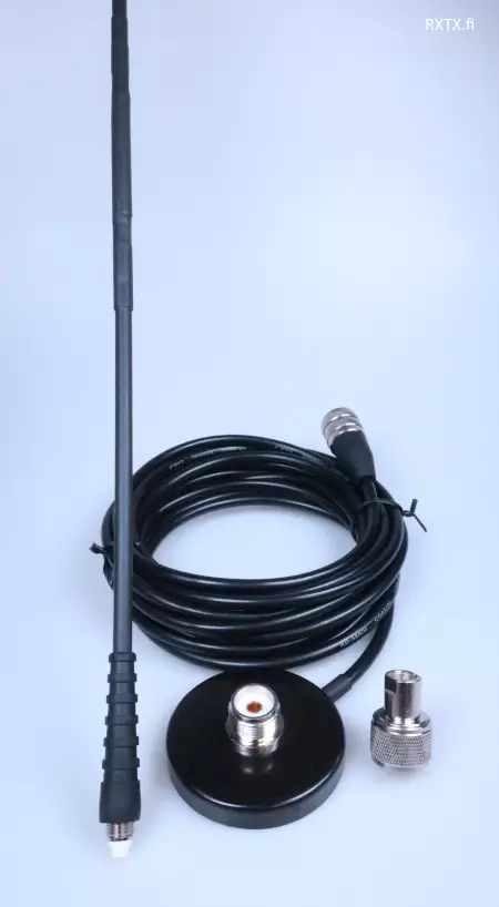 MICRO-S KOMPRO RHA68 MAGNEETTIANTENNI 68 - 72 MHz PITUUS 57cm - RHA68 autoantennit 66-88 MHz - 140305 - 1