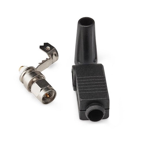 SMA-Uros KULMA RG8X ja RG58 "METSÄLIITIN" NON SOLDER EI VAADI JUOTTAMISTA - RF-liittimet - 702105 - 1