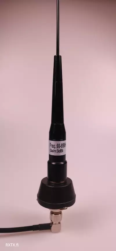 TLP2 UHF-JALKA RHA68 ANTENNI 70MHz, 4m KAAPELI - RHA68 autoantennit 66-88 MHz - 502225 - 1
