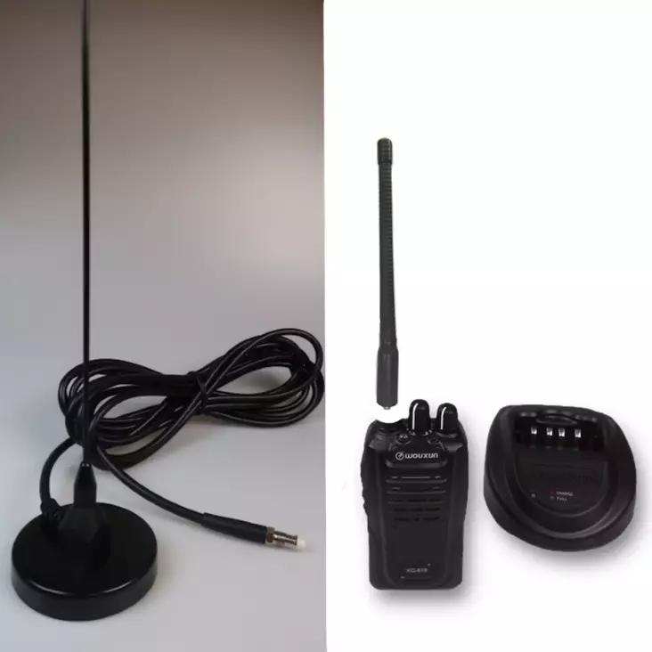 TUKIASEMA WOUXUN KG-819 + MR68 RHA68 MAGNEETTIANTENNI IKKUNANLAUDALLE, KYLÄRADIO - RHA68 TARJOUSPAKETIT - 140325 - 1