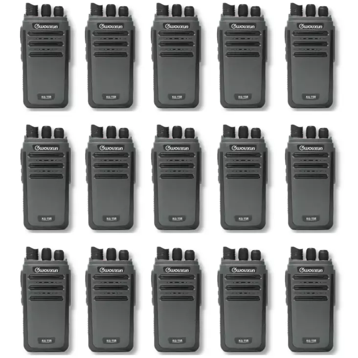 WOUXUN KG-T58 UHF AMMATTIRADIOPUHELIN 400-480 MHz USB-C, IP65, 15 RADION PAKETTI - UHF KÄSIRADIOPUHELIMET - 20601915 - 1