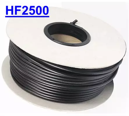 100m HF2500 KOAKSIAALIKAAPELI HUIPPU VÄHÄHÄVIÖINEN 7,3mm MADE IN EUROPE! - Koaksiaalikaapelit - 701906 - 2