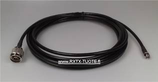 5m JATKOKAAPELI H-155 SMAR-N/N-U - Koaksiaalivälikaapelit - 703006 - 1