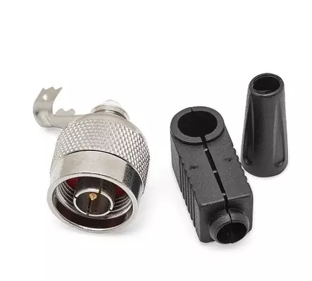 N-Uros KULMA RG8X ja RG58 "METSÄLIITIN" NON SOLDER EI VAADI JUOTTAMISTA - RF-liittimet - 702106 - 1