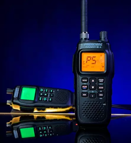 PRESIDENT RANDY III + CB27 LA KÄSIRADIOPUHELIN, NYT UUTENA NRC-HÄIRIÖNPOISTO - CB27 KÄSIRADIOPUHELIMET - 201016 - 1