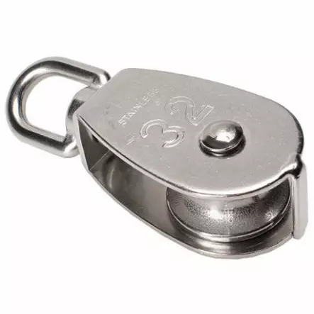 PULLEY 300kg SINGLE ANTENNILANKA RULLA RST 10mm - Kiinnitystelineet antenneille - 606046 - 1