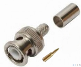 BNC UROS LIITIN RG58 KAAPELILLE - RF-liittimet - 702006 - 1