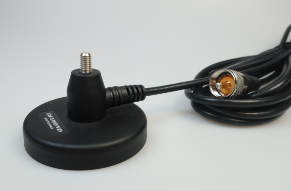 DIAMOND MC201 MAG MAGNEETTIJALKA M6 ANTENNEILLE - Antennien magneettijalat - 603036 - 2