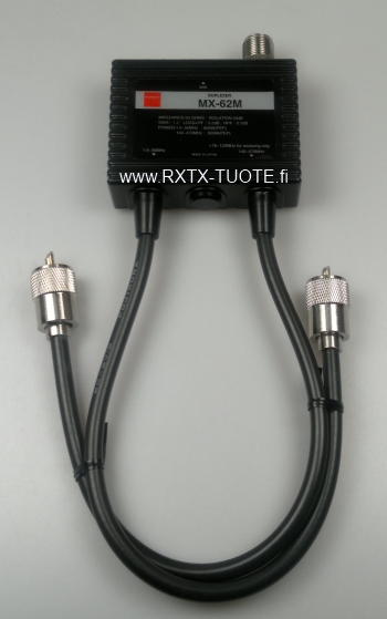 DIAMOND MX-62M DUPLEXERI 1,6-56MHz ja 140-470MHz - Antennijakajat - 611006 - 1