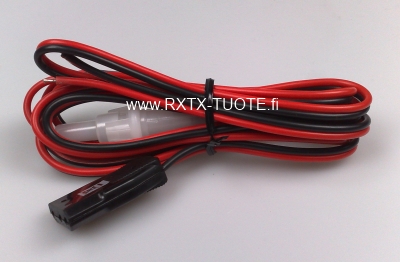 PRESIDENT 3-pin VIRTAJOHTO DC-3S / CA-3P - Virta- ja välijohdot, sekä liittimet - 309006 - 1