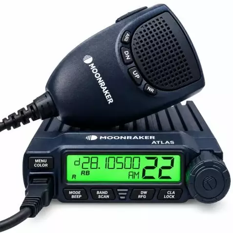 MOORAKER MINI ATLAS 10m RA-PUHELIN AM/FM/USB/LSB/PA TEHO 16W (PEP), TODELLA PIENI - 10m ja 12m amatööriradiot 24-30MHz - 103016 - 1