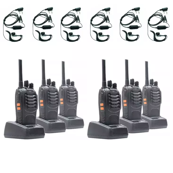 R40 PMR446 RADIOPUHELIN 6-PAKETTI Li-ion AKUILLA ja HEADSETEILLÄ - PMR446 KÄSIRADIOPUHELIMET - 2070406 - 1
