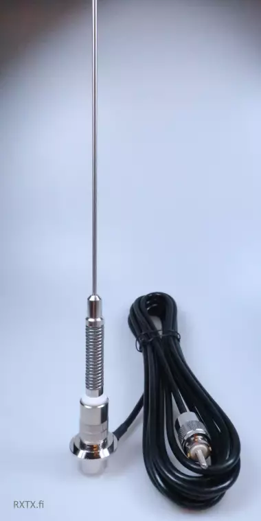 SIRIO WHIP 15 ILMAILU VHF-ANTENNI JOUSELLA, KIINTEÄASENTEINEN 108-550MHz - Ilmailuradioantennit - 140306 - 1