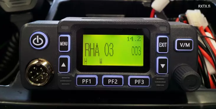 WOUXUN KG-M80 IP65 RHA68 AJONEUVO RADIOPUHELIN 25W - RHA68 AJONEUVORADIOPUHELIMET - 202036 - 1