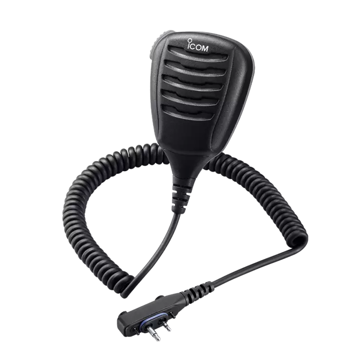 ICOM HM-168LWP ALKUPERÄINEN IPX7 VESITIIVIS MONOFONI - Icom 2-pin kulma Monofonit - 305067 - 1