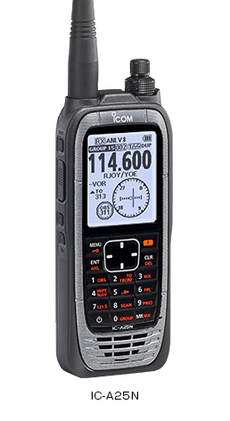 ICOM IC-A25 NE BT AIR 6W GPS ja BLUETOOTH ILMAILU VHF RADIOPUHELIN 118-137 MHz - Ilmailuradiopuhelimet 108-136 MHz - 203007 - 1