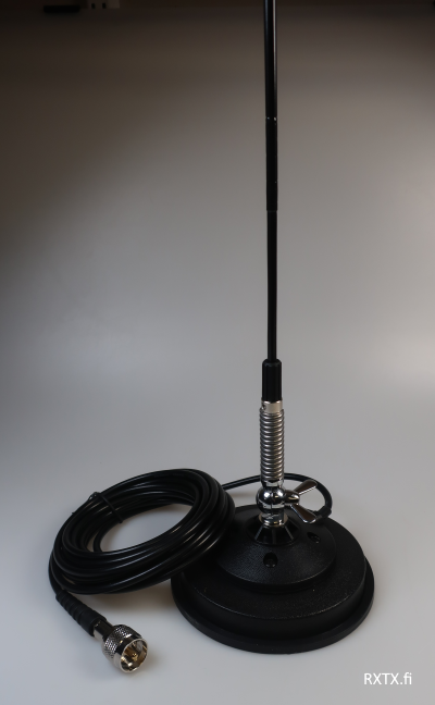 PM27 LYHYT CB27 LA-ANTENNI VOIMAKKAALLA MAGNEETILLA 60cm TYÖKÄYTTÖÖN! - CB autoantennit 25-30 MHz - 502157 - 1