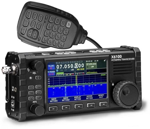 XIEGU X6100 MINI HF-RADIO RADIOAMATÖÖRI TAAJUUKSILLE - HF radioamatööriradiot 0,5-30MHz - 101017 - 1