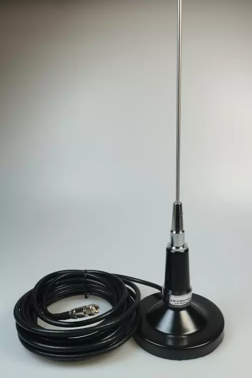 ALPHA VHF285 MAG 5/8 TEHOANTENNI MAGNEETILLA GARMIN TUTKIIN, VIRITETTY ANALYSAATTORILLA! - Koiratutka-antennit - 140017 - 1