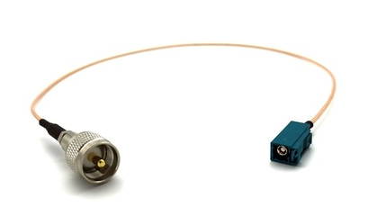 FAKRA UN ADAPTERIKAAPELI UHF-U / FAKRA-N - Liitinadapterit - 704048 - 1