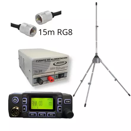 WOUXUN M80 + GPA68 + F7 + 15m RG8x - RHA68 TARJOUSPAKETIT - 140708 - 1