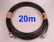 20m HF2500 7,3mm VALMISKAAPELI (AIR-HYPER-CELL-FLEX) UHF-LIITTIMILLÄ, MADE IN EUROPE - Koaksiaalivälikaapelit - 703158 - 1