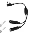 DYNASCAN AB-650 ILMAILURADIO ADAPTERI KUULOKKEILLE ja MIKROFONILLE - Audiovälijohdot ja -adapterit - 306028 - 2