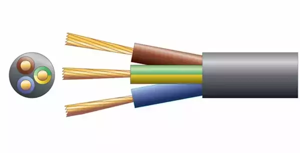 15m KÄÄNTÖMOOTTORI KAAPELI 3-JOHDIN, esim. AR-600XL - Antennikääntömoottorit - 607018 - 1