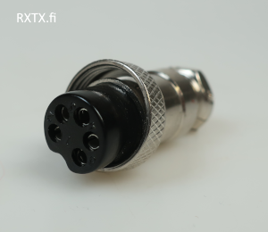 5-PINNINEN MIKROFONILIITIN KAAPELIIN VANHA PRESIDENT LINCOLN 5-pin ... Viimeistä viedään !!! - Mikrofoniliittimet - 307058 - 1