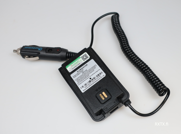 ELO-005 WOUXUN KG-958, 939, 978, 968, 828 SUORASYÖTTÖ VIRTAJOHTO 12V/24V Tup.Syt.liittimellä - Paristokotelot ja suorasyötöt - 301098 - 1