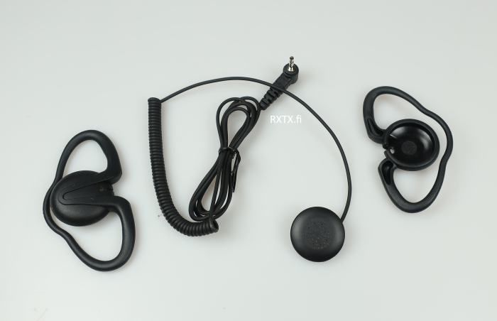 JD-ED73 DUAL 2,5mm XL- ja XXL-KOKOINEN KUULOKE KENWOOD WOUXUN BAOFENG - Korvakuulokkeet 2,5mm liittimellä - 304008 - 1