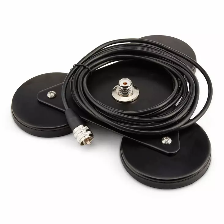 TRIMAG-SB UHF KOLMIO MAGNEETTI UHF/PL KIINNITYS - Antennien magneettijalat - 603028 - 1