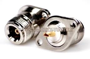 N-liitin NAARAS RUNKOLIITIN 2, LAIPALLA ja 2 RUUVINREIKÄÄ, VOIDAAN ASENTAA LÄHEKKÄIN - RF-liittimet - 702078 - 1