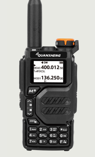 QUANSHENG UV-K5 DUALBAND VHF/UHF RA-Radio MYÖS ILMAILU RX - 4m/2m/70cm amatööriradiot 70-434MHz - 104038 - 1