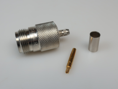 SUHNER 21 N-50-3-8/133 N-LIITIN NAARAS RG-58 KAAPELILLE, ERÄ! - RF-liittimet - 702158 - 1