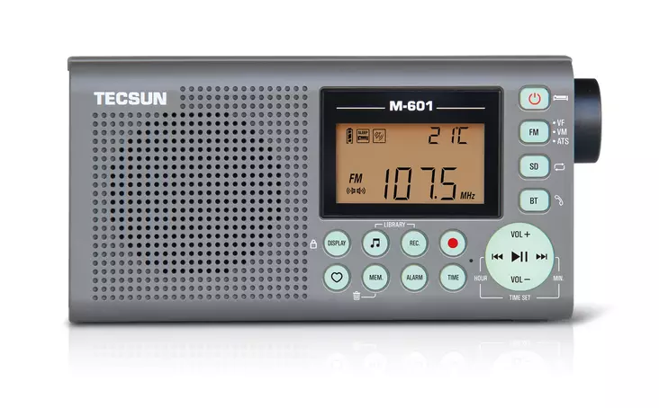 TECSUN M-601 FM DIGITALI MATKARADIO, TALLENNIN, BLUTOOTH, USB-C - Muut radiovastaanottimet - 401028 - 1