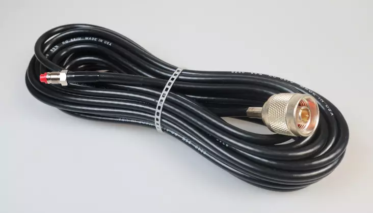 8m VÄLIKAAPELI N-uros ja FME-naaras LIITTIMET RG58 - Koaksiaalivälikaapelit - 703088 - 1