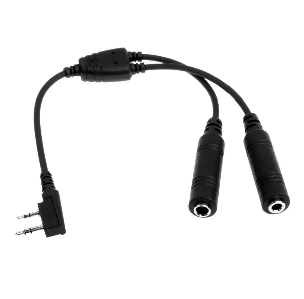 DYNASCAN AB-650 ILMAILURADIO ADAPTERI KUULOKKEILLE ja MIKROFONILLE - Audiovälijohdot ja -adapterit - 306028 - 1