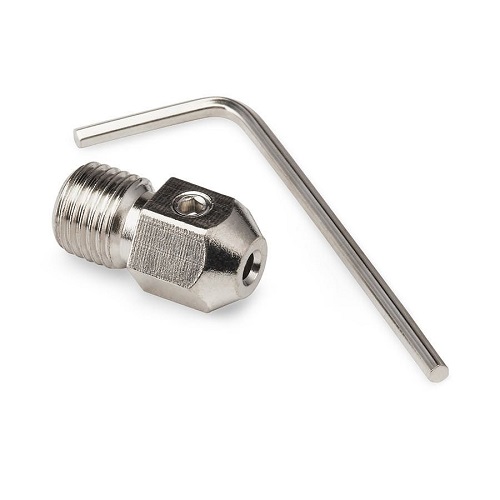 PIISKAJALKA SHORT 3/8" - 2,5mm TERÄSANTENNILLE - Liitinadapterit - 704028 - 1