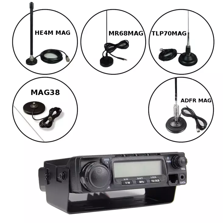 ANYTONE AT-588 RHA68 METSÄSTYS VHF + MAGNEETTIANTENNILLA (Malli valittavissa) - RHA68 TARJOUSPAKETIT - 140188 - 1