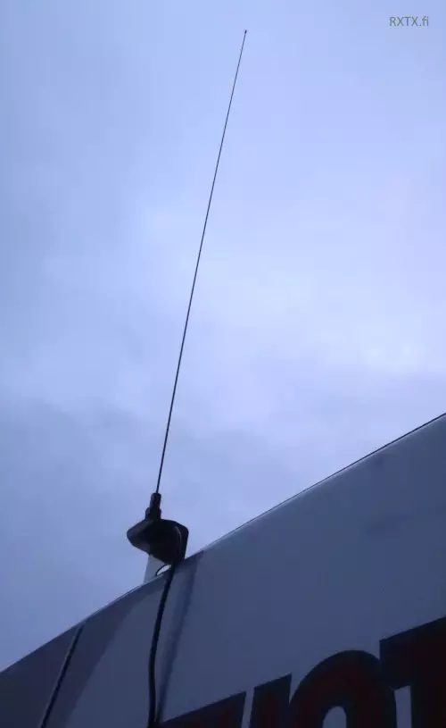 PANORAMA 50MHz KIINTEÄ ANTENNI 51-500 MHz M8 JALKA + AVB 1/4 PIISKA 1,5m - VHF autoantennit 50-225 MHz - 502198 - 1