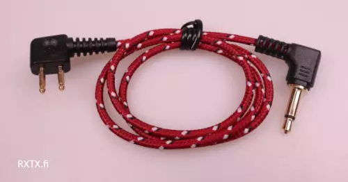 PELTOR PUNANE VÄLIKAAPELI 3,5mm - Kuulosuojaintarvikkeet - 802018 - 1