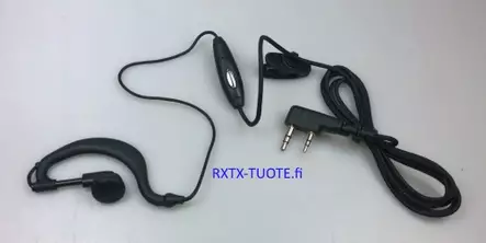 5 kpl HES-03 C-LENKKI HEADSET WOUXUN, KENWOOD, ANYTONE, ROXTONE PAKETTI - Kenwood 2-pin headsetit - 140179 - 2