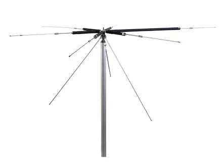DISCONE TXHF-6 HF MULTIBAND ANTENNI RX 3-1000MHz ja RX-TX 80-6m RA- BANDIT 3,5/7/14/21/29/50MHz - HF tukiantennit 0,5-30MHz - 506039 - 2