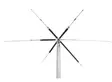 DISCONE TXHF-6 MULTIBAND ANTENNI RX 3-1000MHz ja RX-TX 80-6m RA- BANDIT 3,5/7/14/21/29/50MHz - Skanneriantennit - 506039 - 3