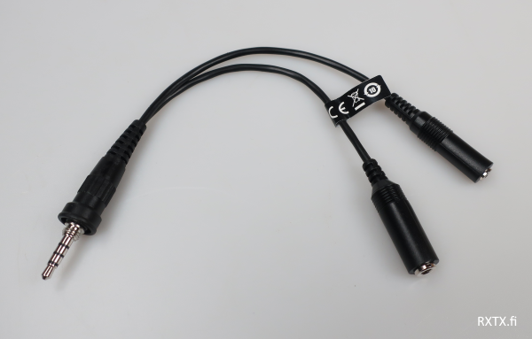 CT-91 ADAPTERI YAESU MARINE 515P, ICOM IC-M25, YAESU VXA-sarja 4-pole - Audiovälijohdot ja -adapterit - 306019 - 1